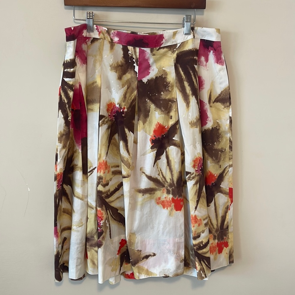 🌸Talbots cotton skirt with pockets and stretch
